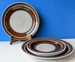 Vintage borden Rörstrand Sweden Isolde/jaren 70, Gebruikt, Ophalen of Verzenden, Bord(en), Overige stijlen