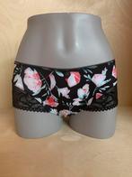 Fantasie short maat m en XL model frances, Verzenden, Zwart, Broekje of Short