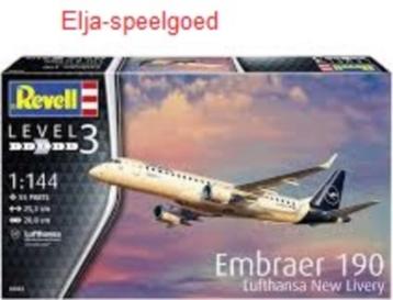 Revell 1:144 EMBRAER 190 Lufthansa 3883 modelbouw vliegtuig beschikbaar voor biedingen