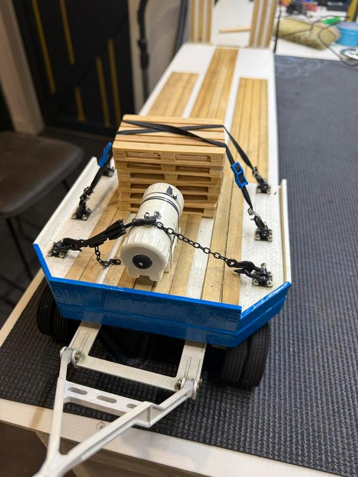 Lesu Dieplader - Modelbouw, Hobby en Vrije tijd, Modelbouw | Auto's en Voertuigen, Gebruikt, Truck, 1:50 of kleiner, Overige merken