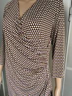 J182 Cartoon/Betty Barclay mt. 40=M overslag jurkje jurk wit, Kleding | Dames, Maat 38/40 (M), Wit, Betty Barclay, Ophalen of Verzenden