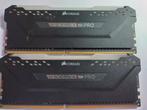16GB DDR4 2x8GB PC4-25600 3200MHz Corsair Vengeance RGB Desk, Computers en Software, RAM geheugen, Gebruikt, Verzenden, 3200Mhz