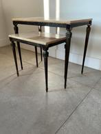 Set tafeltjes met onyx blad, Antiek en Kunst, Antiek | Meubels | Tafels, Ophalen