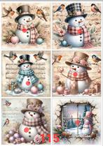 Knipvellen ,,KERST,,, Ophalen of Verzenden, Zo goed als nieuw, Kerst, Knipvel