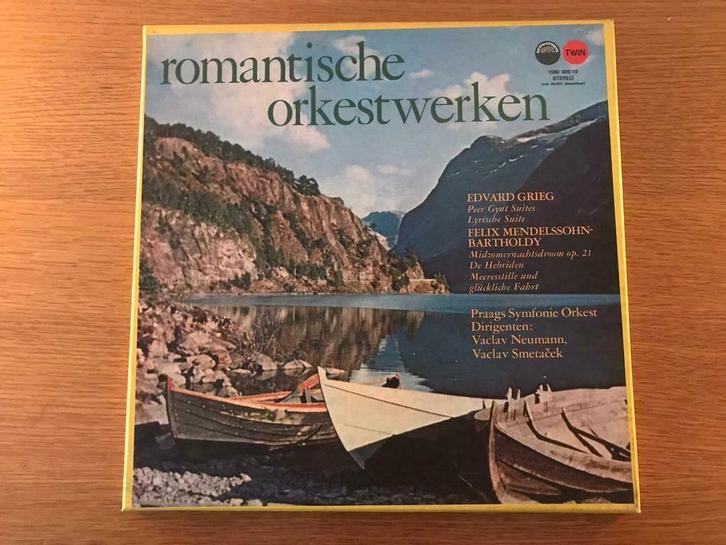 2 LP box Romantische Orkestwerken Praags symfonie orkest, Cd's en Dvd's, Vinyl | Verzamelalbums, Gebruikt, Klassiek, 12 inch, Ophalen of Verzenden