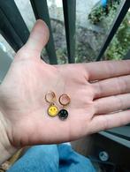 Creolen Oorbellen met Smiley Hangers - Handmade, Overige materialen, Hangers, Nieuw, Ophalen of Verzenden