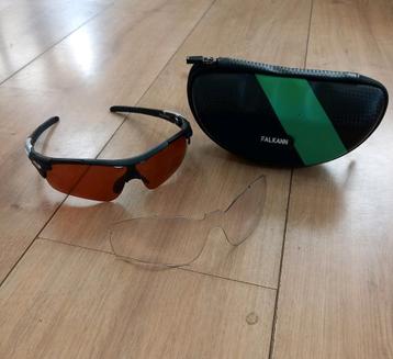 Falkann fietsbril set, 2 lenzen gepolariseerd met hoes beschikbaar voor biedingen