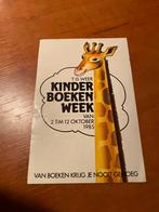 Sticker boekenweekgeschenk 1985, Ophalen of Verzenden, Zo goed als nieuw