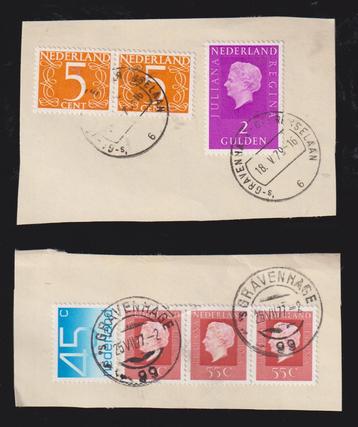 Nederland 1977 Briefstukjes s-Gravenhage beschikbaar voor biedingen
