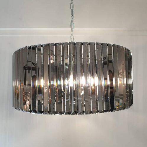 Eric Custer hanglampen in 3 kleuren en 3 maten verkrijgbaar, Huis en Inrichting, Lampen | Hanglampen, Nieuw, 75 cm of meer, Glas
