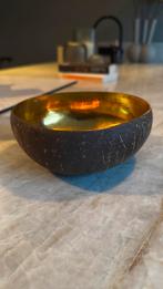 Luxe sier schaaltje gemaakt van kokosnoot, Schaal, Rond, Ophalen of Verzenden, Zo goed als nieuw