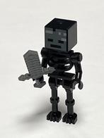 Lego Minecraft Minifiguur min090 Wither Skeleton met zwaard, Nieuw, Ophalen of Verzenden, Lego, Losse stenen