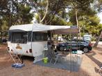 Kip Cavalier 305 – Oldtimer charme, opgeknapt, met luifel, Caravans en Kamperen, Caravans, Standaardzit, Koelkast, Kip, Omvormbare zithoek