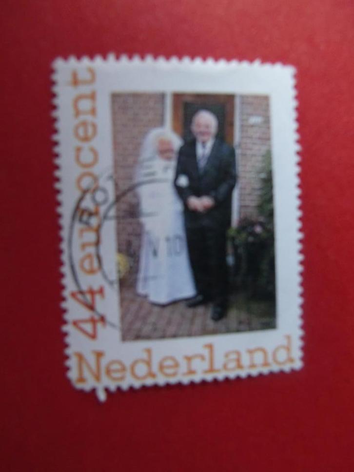 Persoonlijke zegel - Ouder bruidspaar - gest., Postzegels en Munten, Postzegels | Nederland, Gestempeld, Na 1940, Verzenden
