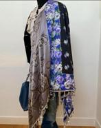 MUCHO GUSTO luxe zijden zeer royale sjaal / omslagdoek, Kleding | Dames, Mutsen, Sjaals en Handschoenen, Ophalen of Verzenden