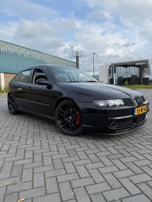 Seat Leon 1.8 20VT 132KW 2005 Zwart, Auto's, Seat, Particulier, Leon, ABS, Airconditioning, Alarm, Bluetooth, Boordcomputer, Centrale vergrendeling