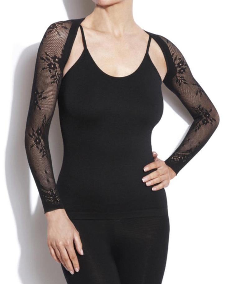 Mary Portas & Charnos Shrug Topjes 9 stuks, Kleding | Dames, Tops, Nieuw, Maat 38/40 (M), Zwart, Lange mouw, Ophalen of Verzenden