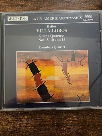 Villa-Lobos Strijkkwartetten 3, 10 & 15 - Danubius Quartet beschikbaar voor biedingen