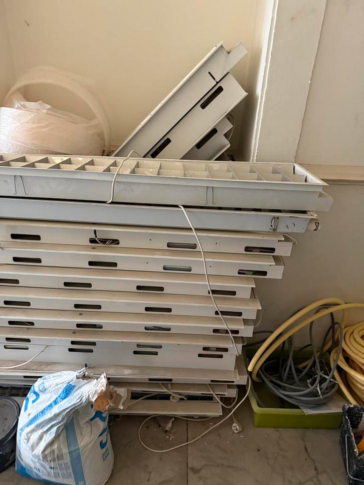 Philips TL Lichtbakken Systeemplafond, Doe-het-zelf en Verbouw, Bouwverlichting, Gebruikt, Armatuur, Minder dan 50 watt, Ophalen of Verzenden