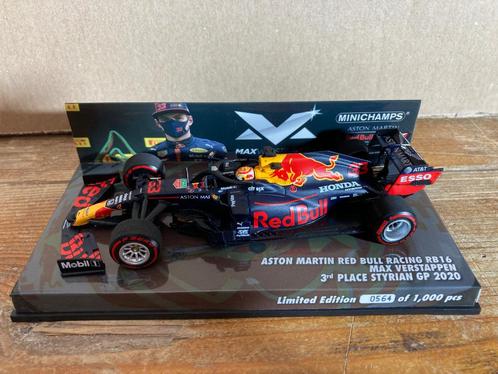 ✅ Max Verstappen 1:43 editie 51 3rd Place Styrian GP 2020, Verzamelen, Automerken, Motoren en Formule 1, Nieuw, Formule 1, Ophalen of Verzenden