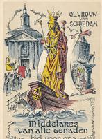 Devotieprent van O.L. Vrouw van Schiedam - Gebed, Verzamelen, Religie, Christendom | Katholiek, Zo goed als nieuw, Kaart of Prent