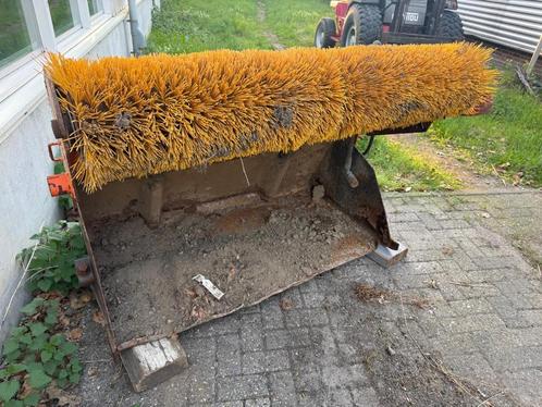 Veegbezem bobcat, Tuin en Terras, Veegmachines, Gebruikt, Ophalen