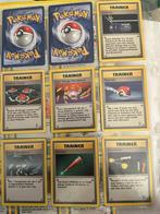 7 vintage trainer pokemon kaarten vintage, Ophalen, Zo goed als nieuw, Meerdere kaarten