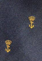 Koninklijke Marine stropdas blauw met Ankers, Marine, Verzenden