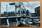 Ansichtkaart Amsterdam ophalbrug bij prinseneiland, Ophalen of Verzenden, 1940 tot 1960, Gelopen, Noord-Holland