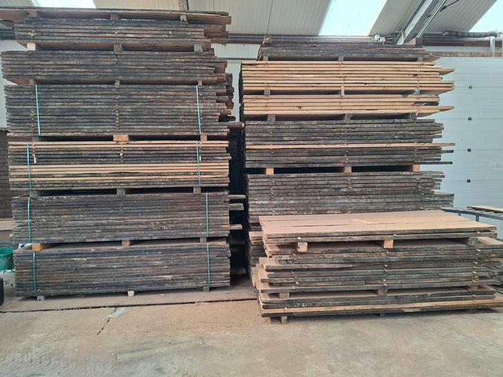 Spoorwegplanken | Eiken planken | Spoorplanken, Doe-het-zelf en Verbouw, Hout en Planken, Zo goed als nieuw, Plank, Eiken, Minder dan 25 mm