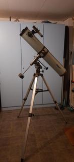 Spiegel telescoop D 114 F 900 met Richttelescoop en statief, Ophalen, Gebruikt, 80 tot 200 mm, Met statief