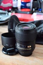 Nikon Micro Nikkor AF-S 60mm F2.8 G in nieuwstaat!, Ophalen of Verzenden, Zo goed als nieuw, Macrolens