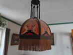 Amsterdamse school hanglamp met Art Deco Design, Huis en Inrichting, Ophalen, Gebruikt, Metaal, Minder dan 50 cm