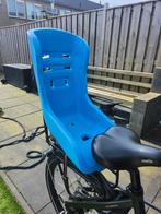 Bamboe fiets stoeltje peuterschaal blauw, Fietsen en Brommers, Fietsaccessoires | Fietsstoeltjes, Ophalen of Verzenden, Zo goed als nieuw