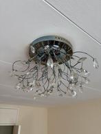 Plafond lamp crystal rond, Ophalen of Verzenden, Zo goed als nieuw, Glas, Crystal