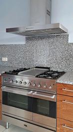 Luxe Boretti fornuis - dubbele oven en afzuigkap, Ophalen, Gebruikt, Hete lucht, 60 cm of meer