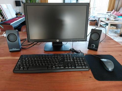 Complete Desktop Set | Monitor | Luidsprekers | Muis etc., Computers en Software, Desktop Pc's, Zo goed als nieuw, 3 tot 4 Ghz