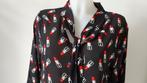 Realize blouse met print - Maat M, Maat 38/40 (M), ., Zwart, Ophalen of Verzenden