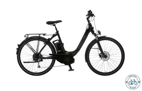 Piaggio Uni Deore Comfort Large 55CM Zwart 400Wh 50Nm, Fietsen en Brommers, Elektrische fietsen, Nieuw, Overige merken, 55 tot 59 cm