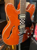 Oranje Hollow Body Gitaar - Top Fuel, Muziek en Instrumenten, Snaarinstrumenten | Gitaren | Elektrisch, Ophalen of Verzenden, Gebruikt