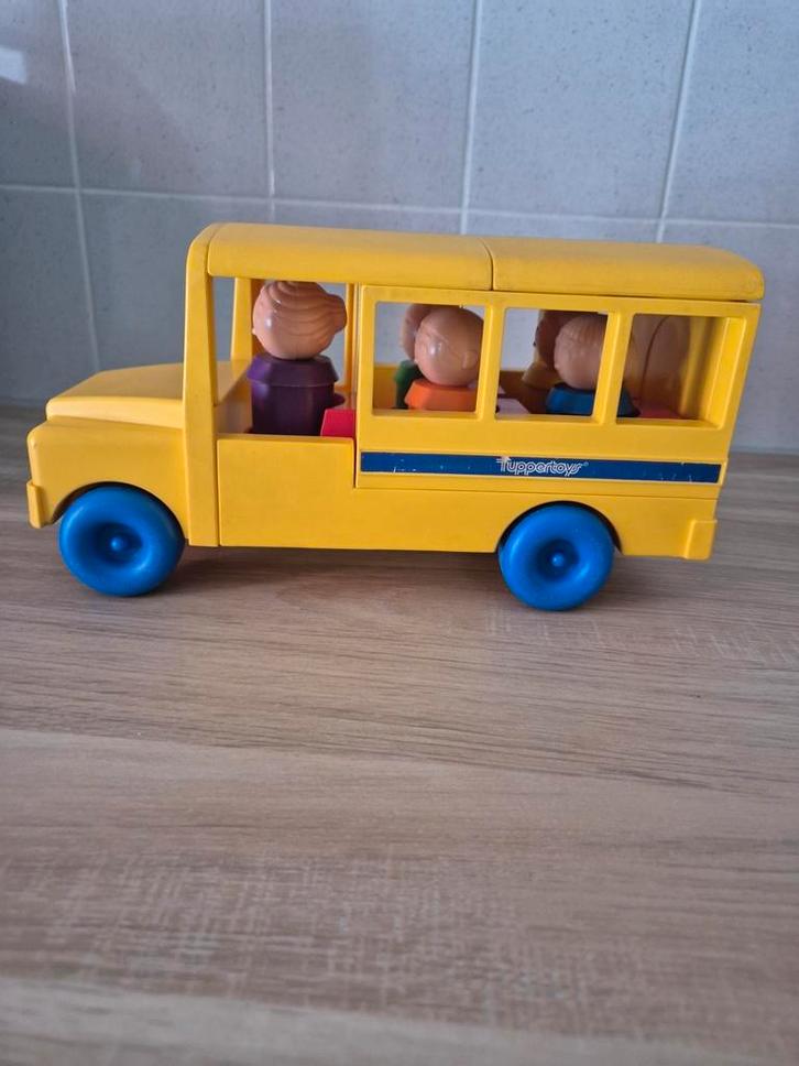 Originele TupperToys Schoolbus van Tupperware, Verzamelen, Speelgoed, Zo goed als nieuw, Ophalen of Verzenden
