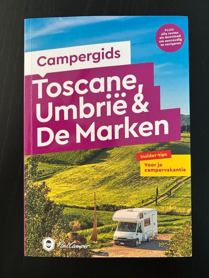 Campergids Toscane, Umbrië & De Marken - Nieuw, Boeken, Reisgidsen, Nieuw, Campinggids, Europa, Overige merken, Ophalen of Verzenden