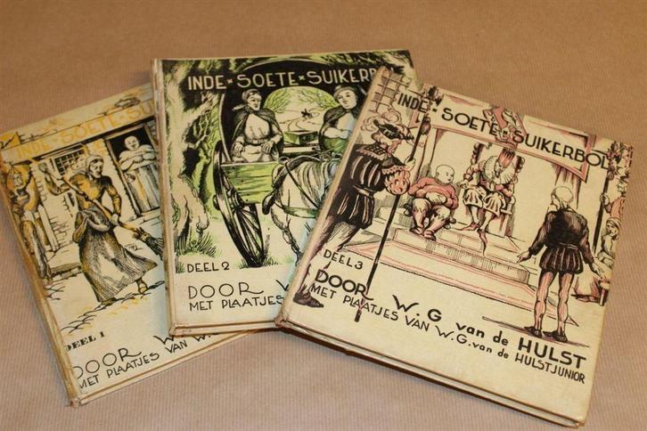 Inde Soete Suikerbol - W.G. van de Hulst - Deel 1 t/m 3, Boeken, Prentenboeken en Plaatjesalbums, Gelezen, Ophalen of Verzenden