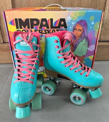 Impala rolschaatsen maat 35 AQUA vrijwel nieuwstaat beschikbaar voor biedingen