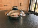 AMC premium hotpan, Huis en Inrichting, Keuken | Potten en Pannen, Ophalen of Verzenden, Zo goed als nieuw, Rvs, Keramische plaat