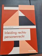 Inleiding rechtspersonenrecht - C.A. Schwarz, C.A. Schwarz, Zo goed als nieuw, Alpha, HBO