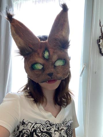 Therian cat mask alterhuman furry fursuit beschikbaar voor biedingen