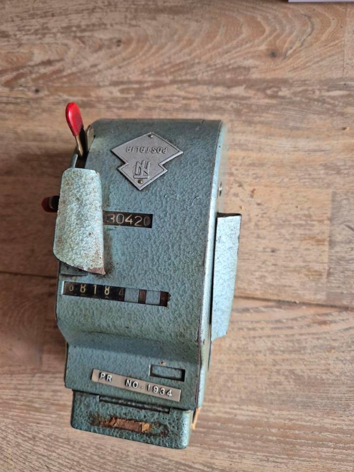 Vintage Postalia Stempelmachine (Frankeermachine), Antiek en Kunst, Antiek | Kantoor en Zakelijk, Ophalen of Verzenden
