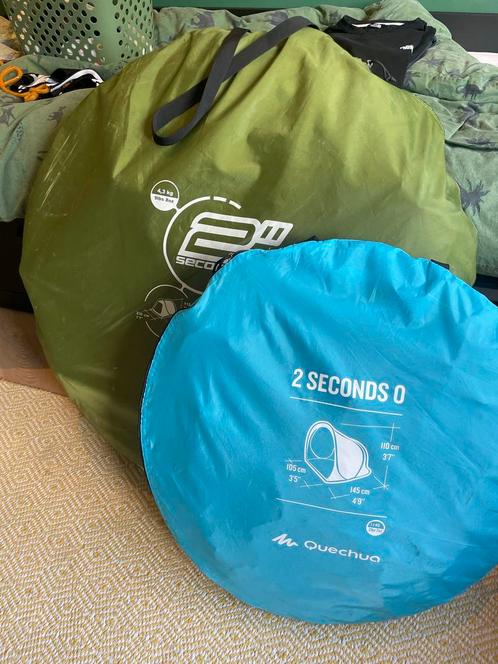 Queshua 2 seconds 4 persoons tent, Caravans en Kamperen, Tenten, tot en met 4, Gebruikt, Ophalen