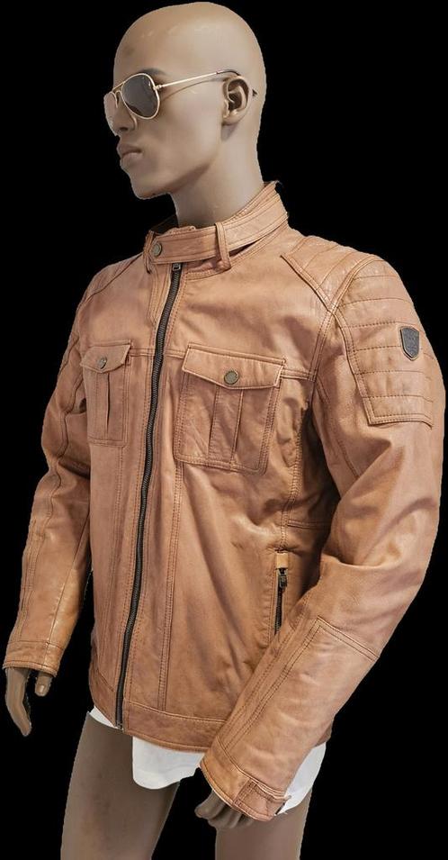 Vanguard /PME Legend cognac kleurige geiten leren tussen jas, Kleding | Heren, Jassen | Zomer, Zo goed als nieuw, Ophalen of Verzenden